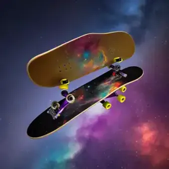 Skateboard with Stars: A Universe of Possibilities